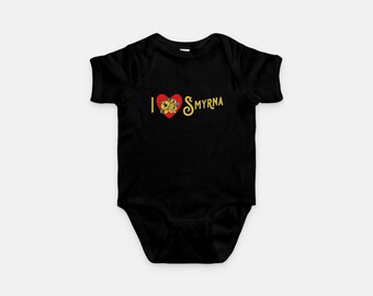 I Love Smyrna Baby Onesie