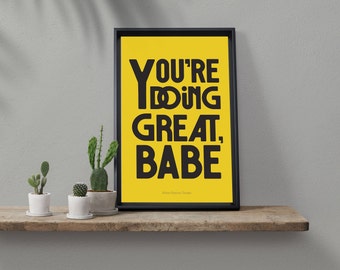 You're Doing Great, Babe Poster