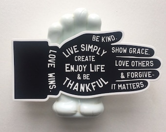Vintage Hand Sticker