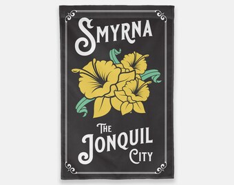 Smyrna Jonquil City Full Sized Flag - 24" x 36"