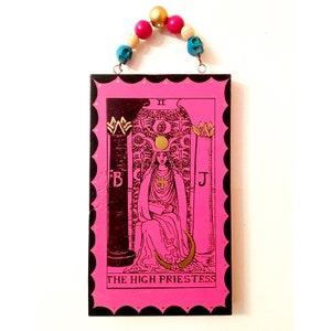 Die Hohepriesterin Tarot Karte Wandkunst