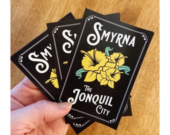 Smyrna The Jonquil City Magnet, Smyrna Georgia Magnet, Smyrna Souvenir, Georgia Magnet, Smyrna magnet