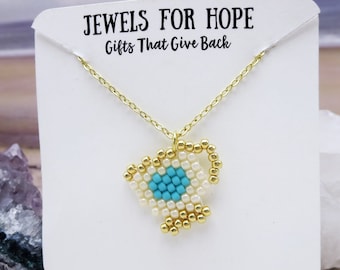 Cup Pendant As Seen on High School Musical & The Road Home to Christmas,  Coffee Tea Drinker Necklace, Charm Heart Pendant, Funky Jewelry