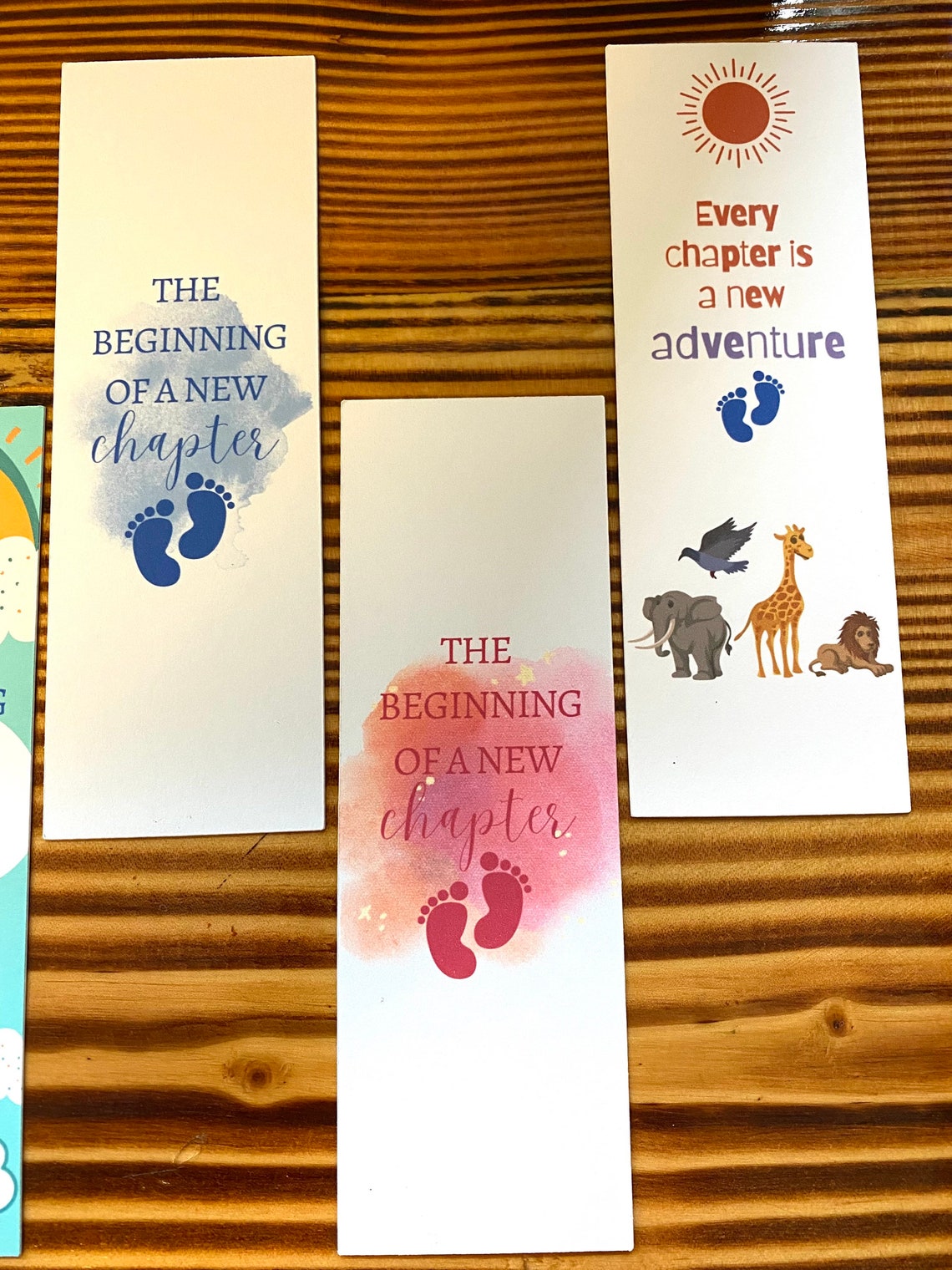 Custom Baby Shower Favors, Personalized Bookmarks for New Baby Shower ...