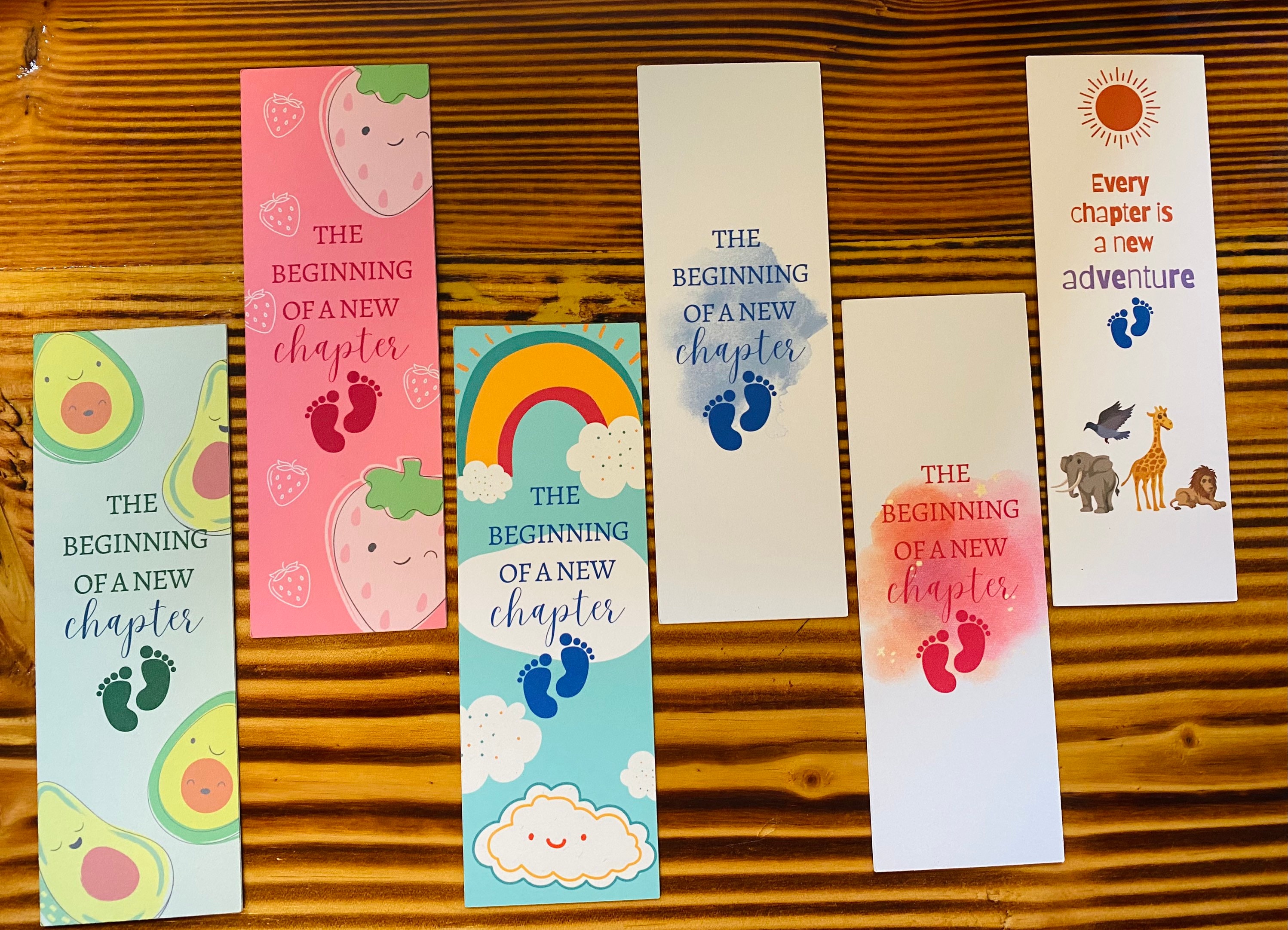 Custom Baby Shower Favors, Personalized Bookmarks for New Baby Shower ...