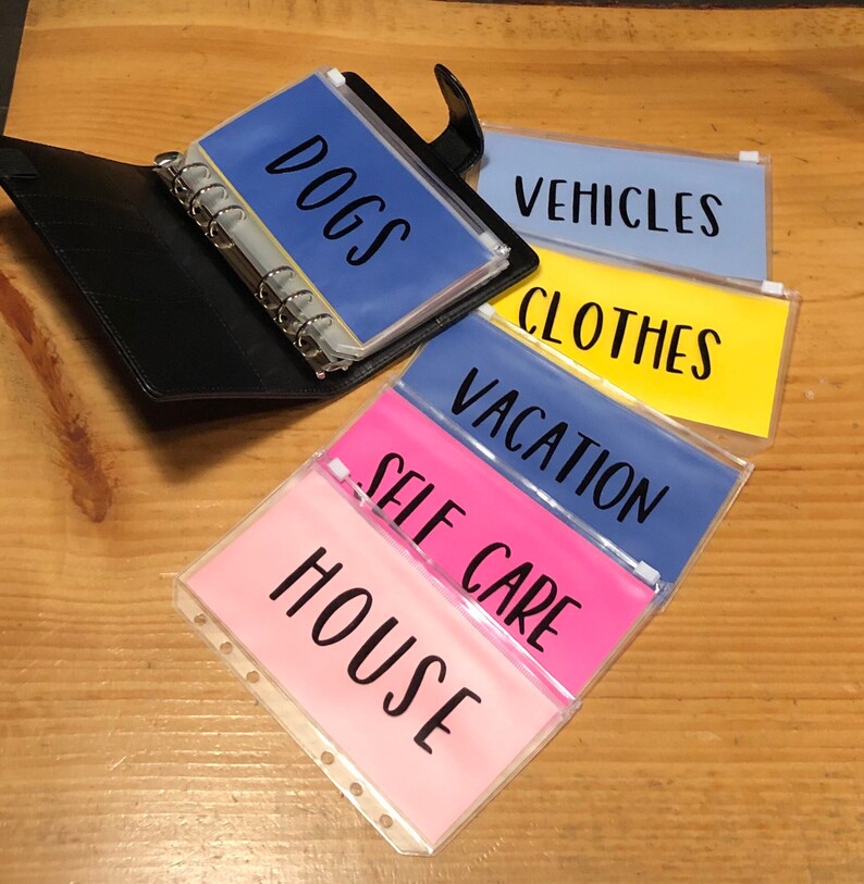 Money Binder Organizer Cash Envelope System Budget Binder Etsy