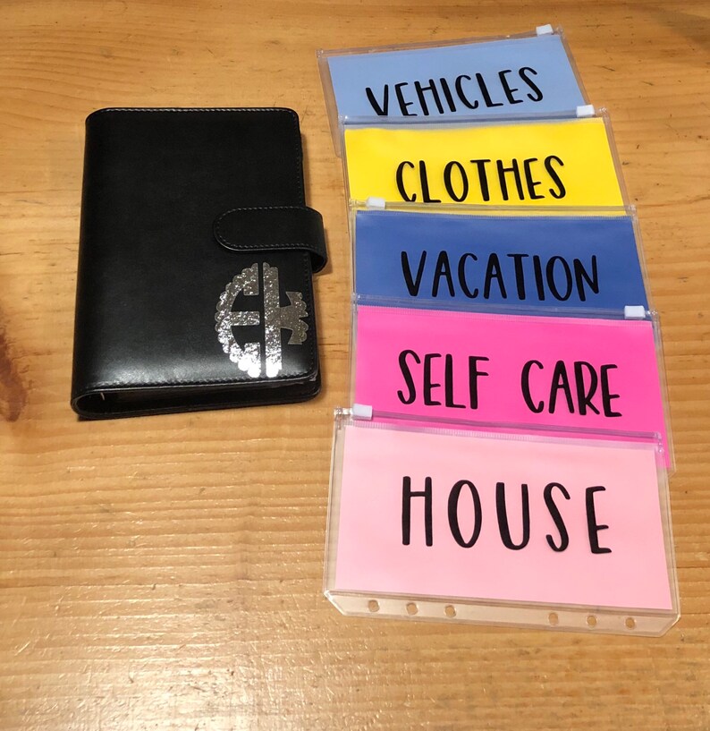 Money Binder Organizer Cash Envelope System Budget Binder Etsy