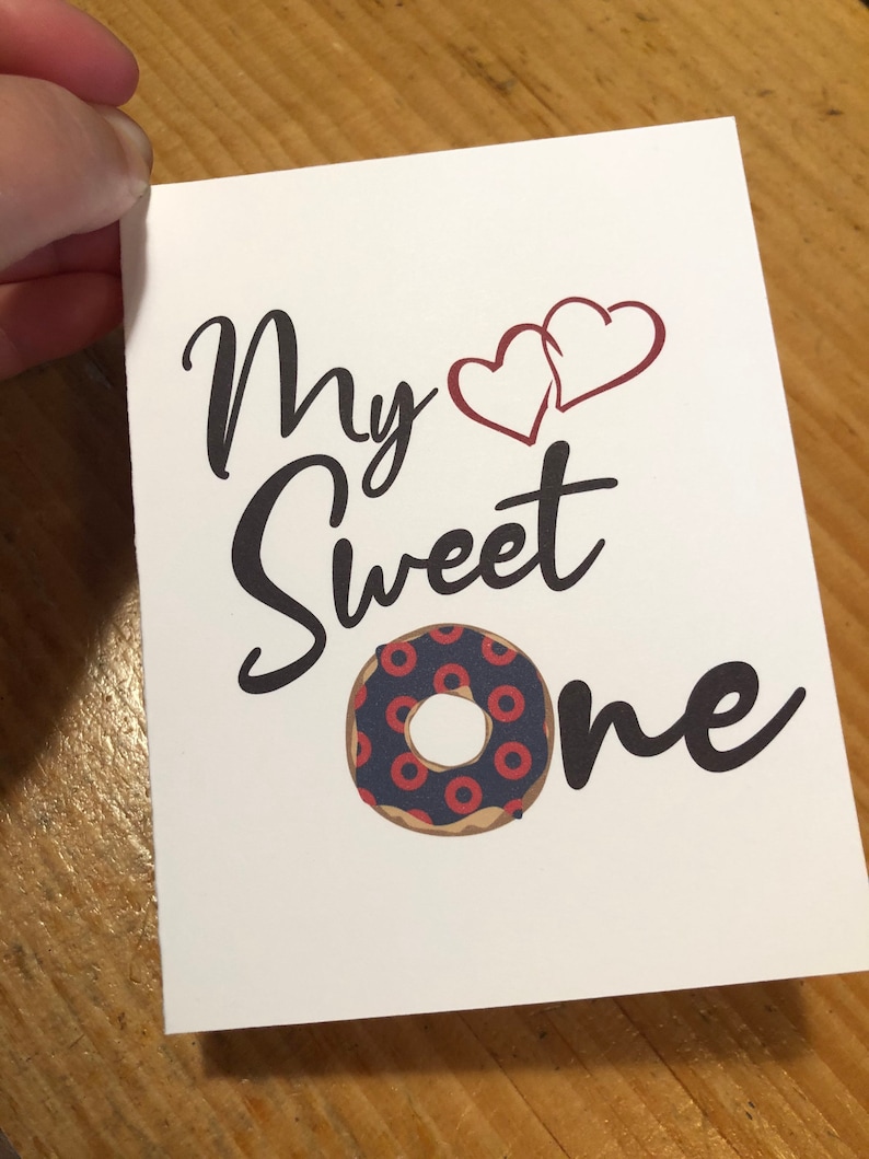 Phish Card Love Greeting Card Phishman Gifts My Sweet One Donut Card for Phish Fans For Boyfriend Hippie Wedding Phish Donut For Her