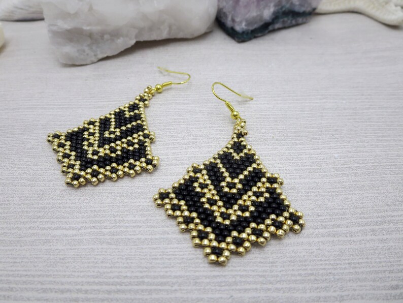 Gifted to Wendy Williams !!Black and Gold Statement Earrings Jewelry that Donates Fashion Evening Elegant Earrings