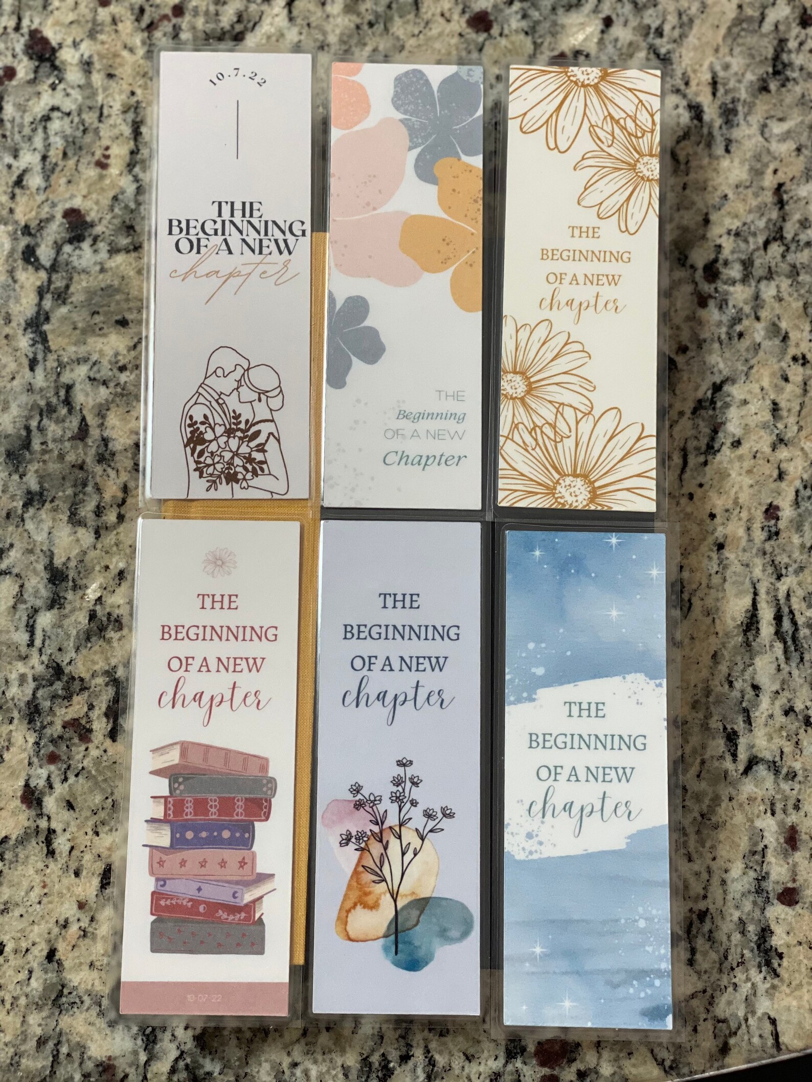 Custom Wedding Bridal Shower Favors, Personalized Bookmarks for Wedding