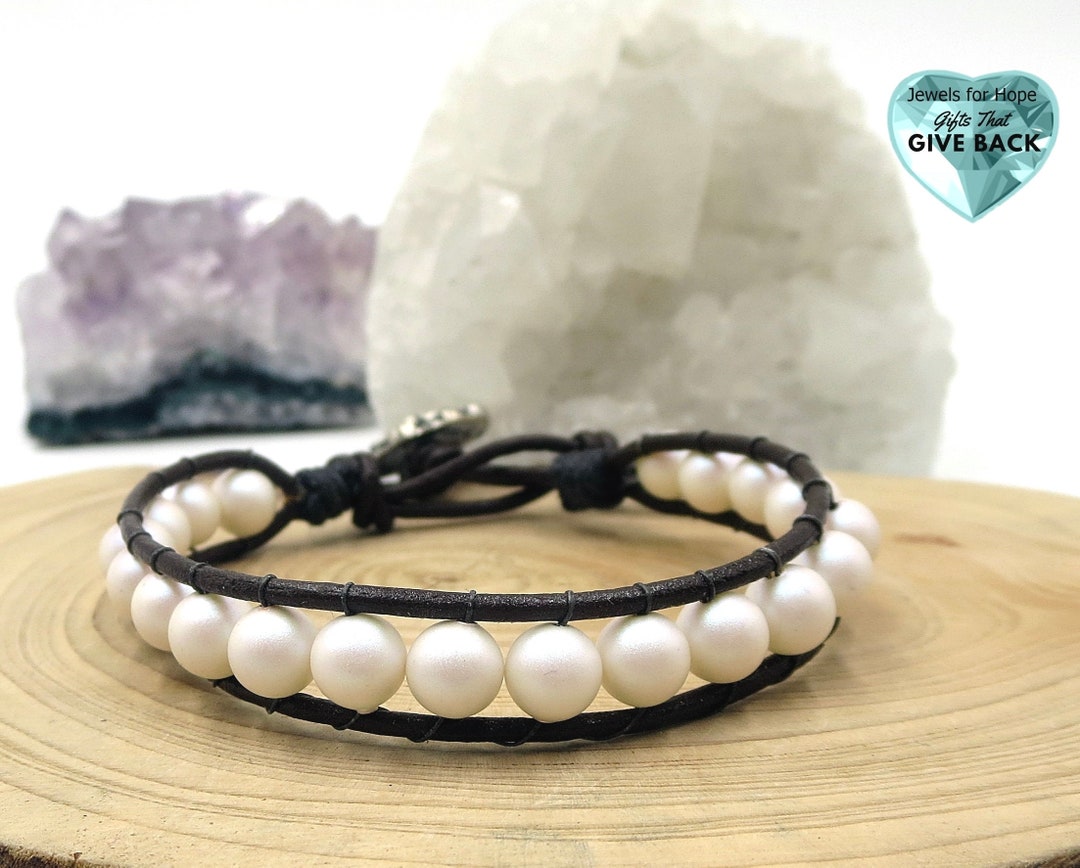 ブレスレット SCUDO White Ice Pearl Beads Bracelet il_1080xN.6310940060_2oxv.jpg