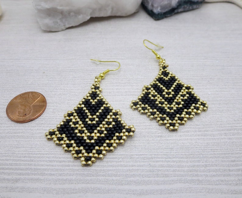 Gifted to Wendy Williams !!Black and Gold Statement Earrings Jewelry that Donates Fashion Evening Elegant Earrings