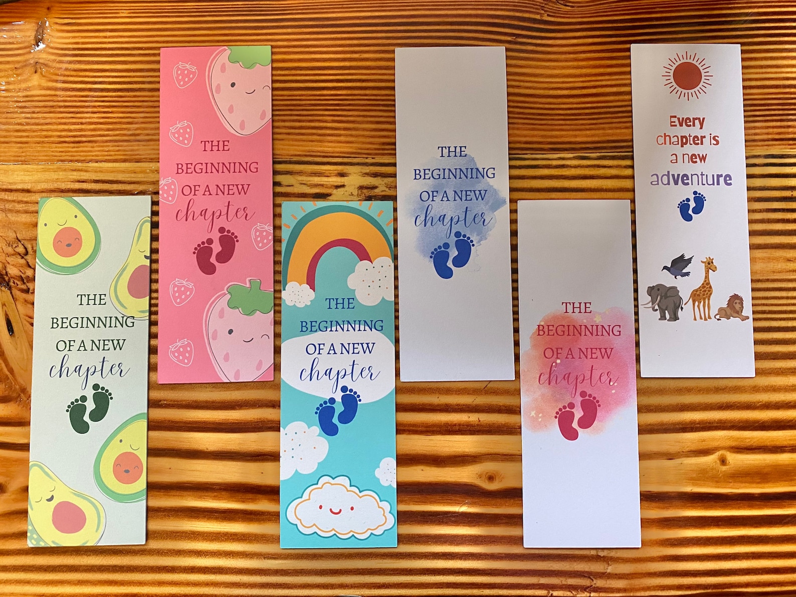 Custom Baby Shower Favors, Personalized Bookmarks for New Baby Shower ...