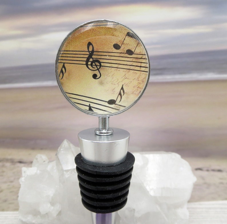 Music Wine Stopper Musical Note Bottle Cork Gift for Etsy