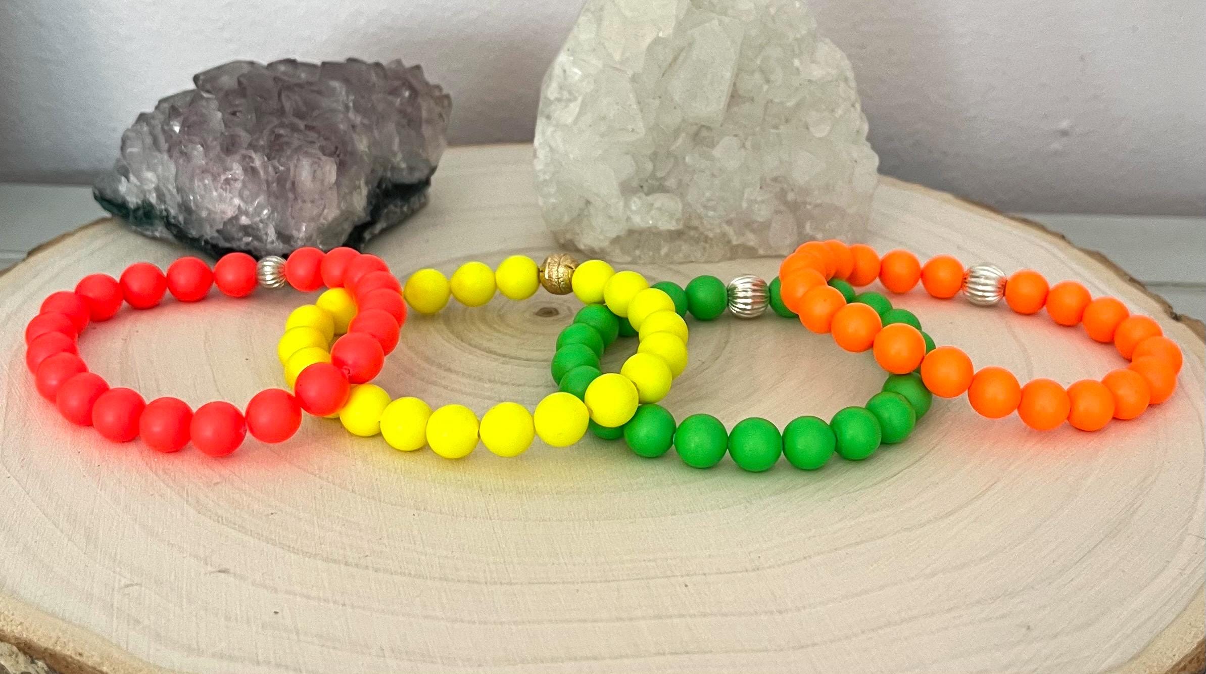 Neon Swarovski Pearl Bracelet That Gives Back - Etsy
