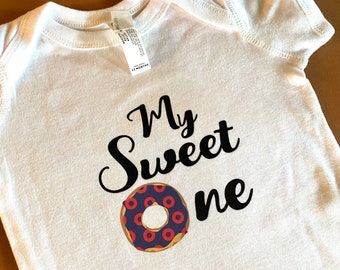 Phish Baby Outfit, Phish Fans, My Sweet One, New Baby Gift, Cute for Toddler, Phish Chick, Phish Jam Band, Phish Donut Bodysuit, One Piece