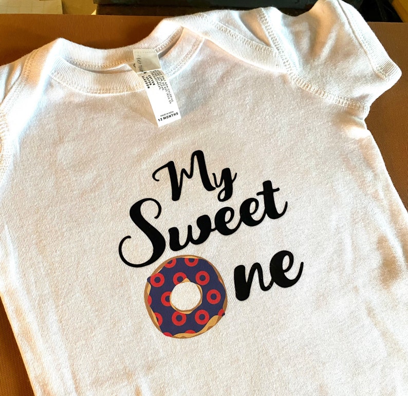 Phish Baby Outfit, Phish Fans, My Sweet One, New Baby Gift, Cute for Toddler, Phish Chick, Phish Jam Band, Phish Donut Bodysuit, One Piece image 1