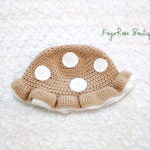 Toddler Crochet Mushroom Hat