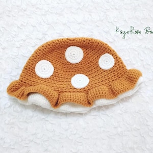 Toddler Crochet Mushroom Hat