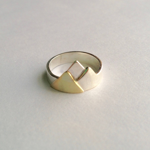 Mountain Ring Etsy