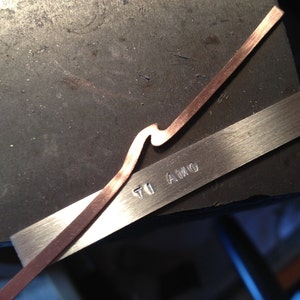 Hand stamped personalized message