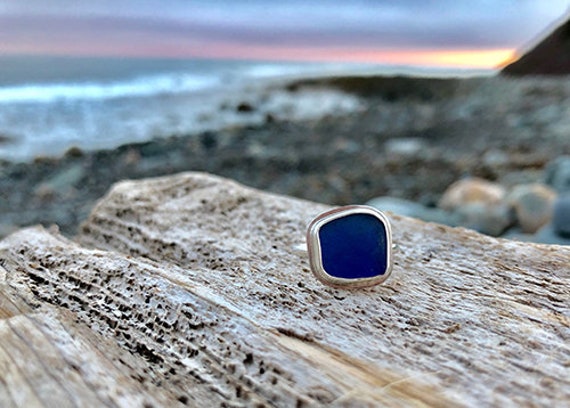 NieuwZeeland ornament programma Blue Sea Glass Ring Cornflower Blue Sea Glass Silver Ring - Etsy Finland NieuwZeeland ornament programma Blue Sea Glass Ring Cornflower Blue Sea Glass Silver Ring - Etsy Finland