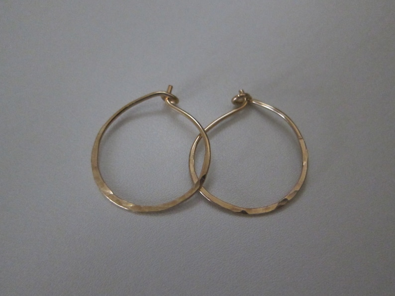 34 Inch Gold Hoop Earrings