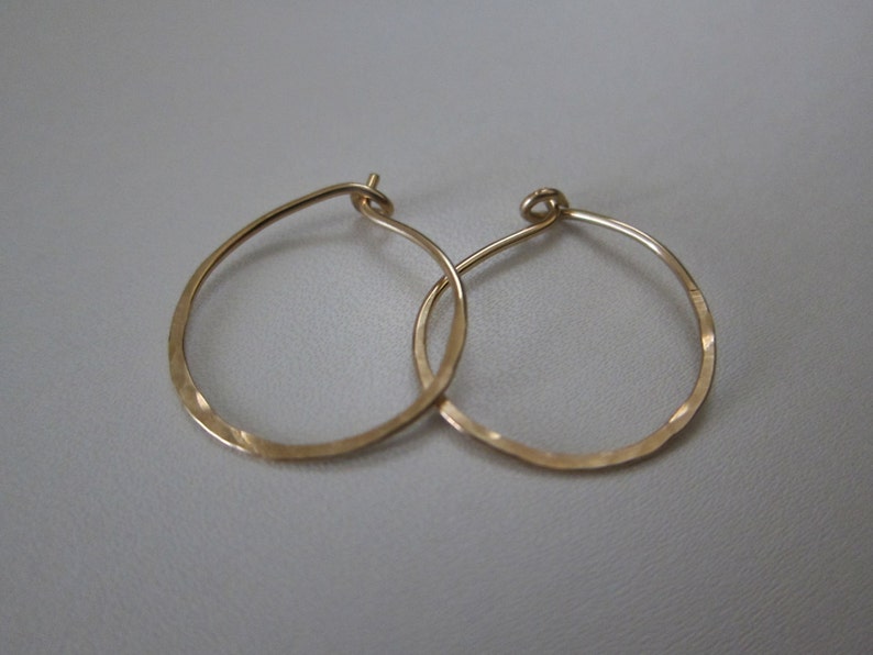 34 Inch Gold Hoop Earrings