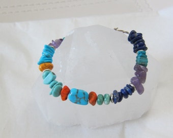 Gemstone Bracelet // SilverToggle