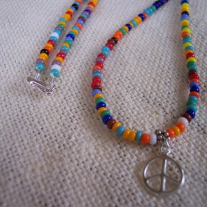 Colorful Seed Bead Necklace