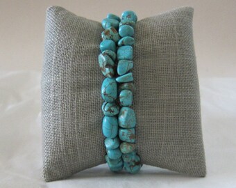 Double Strand Turquoise Bracelet
