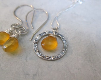 Yellow Chalcedony Necklace
