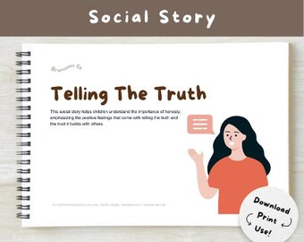De waarheid vertellen: sociaal verhaal voor autisme en logopedie (digitale download)