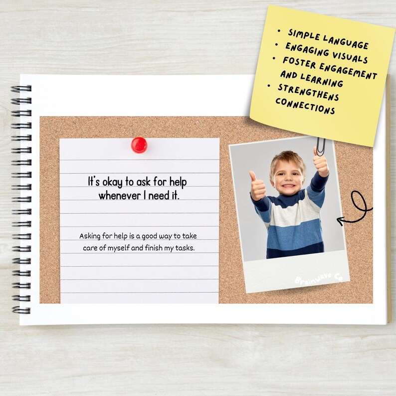Asking for Help: Social Story for Speech Therapy & Autism Visual Aid ...
