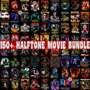 Paquete de más de 150 imágenes PNG de películas de semitonos, diseños de películas de semitonos PNG, películas de moda PNG, programas de televisión PNG, películas retro PNG, programas populares PNG, PNG digital