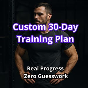 Personalized 30-Day Workout Plan: Custom Home & Gym Fitness (PDF Plan)