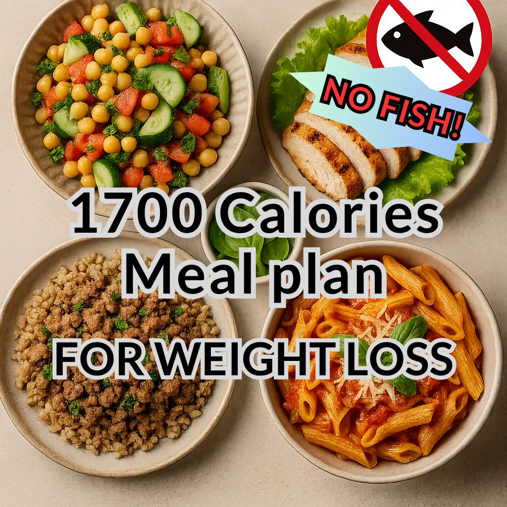 1700 Calorie Meal Planner