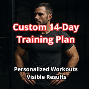 Personalized 14-Day Workout Plan: Home or Gym (PDF Plan)
