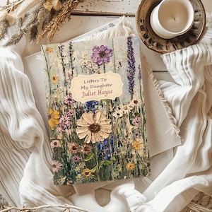 Cartas a mi hija, regalo personalizado de flores silvestres para hijas, madres, abuelas, tías y parejas, diario de actividades al aire libre.