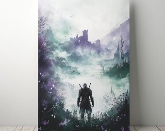 The Witcher Poster – Vibrant Gaming Art for Gamer Room (Digital Download)