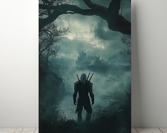 Póster de The Witcher - Decoración para sala de juegos (Descarga digital)