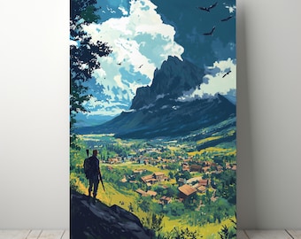 Far Cry 5 Poster – Hope County Landscape Art (Digital Download)