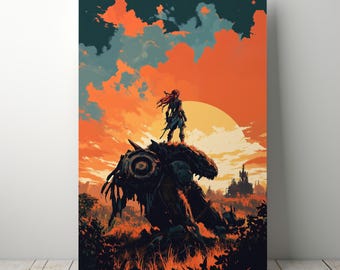 Horizon Zero Dawn Poster, Game-Inspired Art Print (Digital Download)