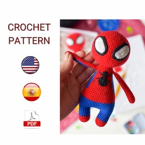 Häkelanleitung pdf Amigurumi Superhero