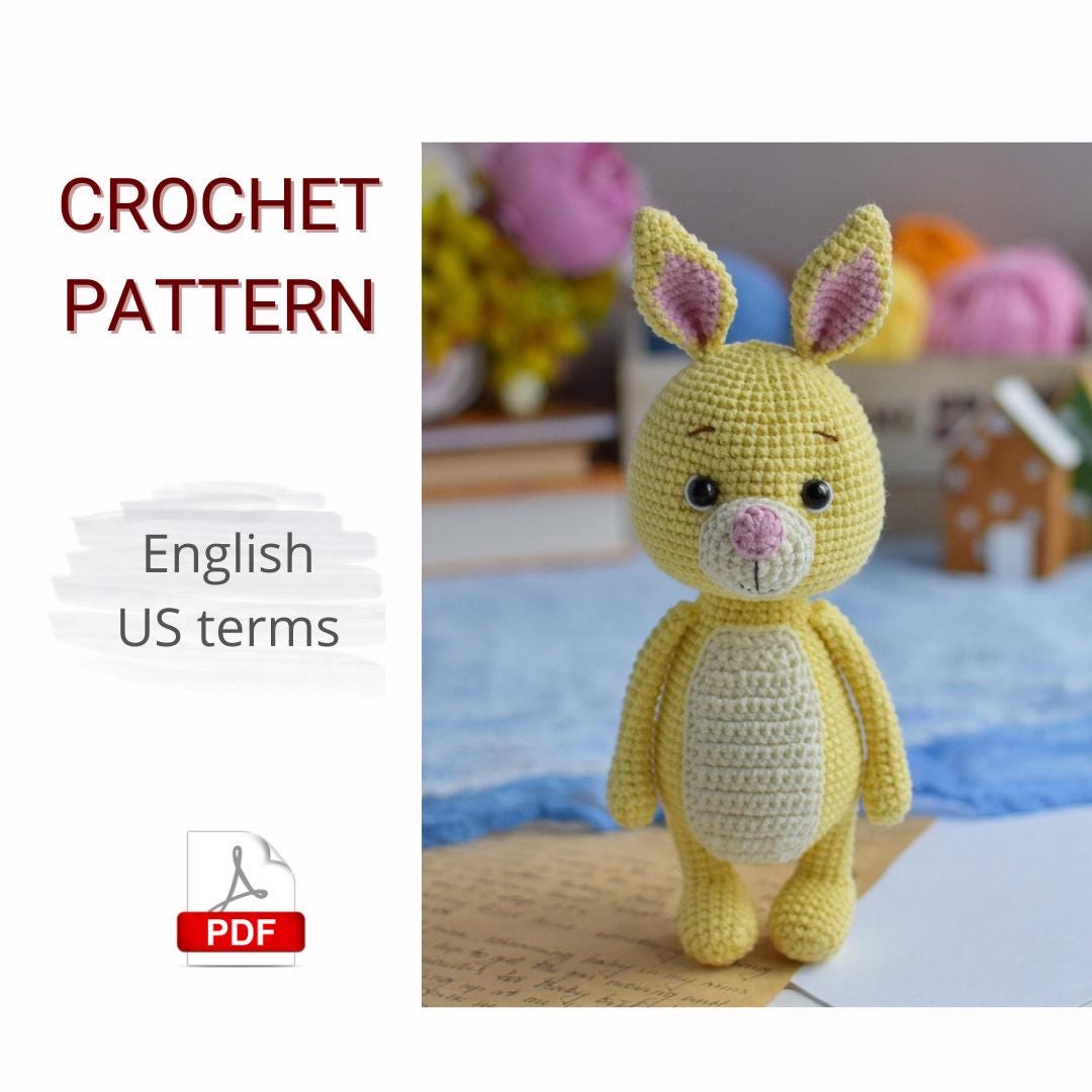 PATRÓN Amigurumi PDF Conejo / Conejo a crochet / Patrón conejo