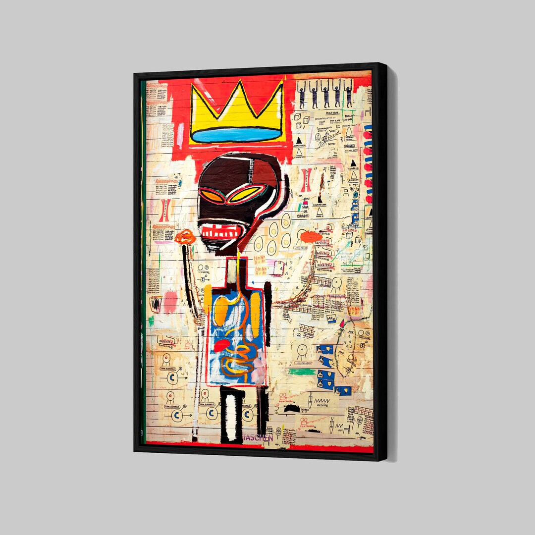 Basquiat 40th Edition Poster Jean Michael Wall Art Basquiat Framed ...