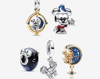 Juego de charms de Mickey Mouse y Minnie Mouse de Pandora