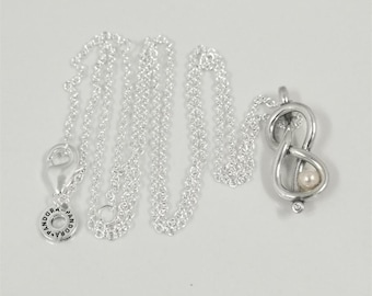 Collar Pandora con nudo infinito de 50 cm