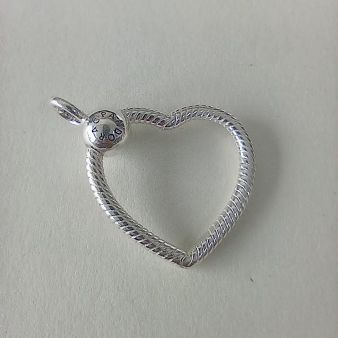 Pandora Moments Heart O Pendant Charm Holder - Etsy