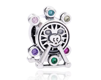 Pandora Mickey Mouse Favorite Attraction Fun Ferris Wheel Charm - Etsy